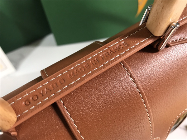 Goyard Saigon Souple Mini Bag Goyardine Canvas & Chevroches Calfskin