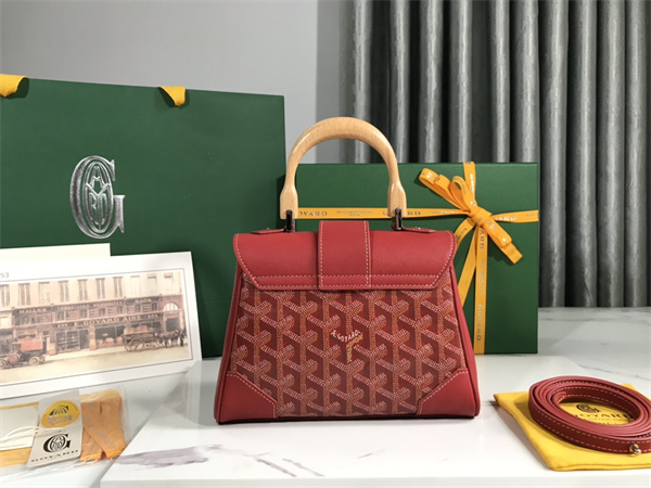 Goyard Saigon Souple Mini Bag Goyardine Canvas & Chevroches Calfskin