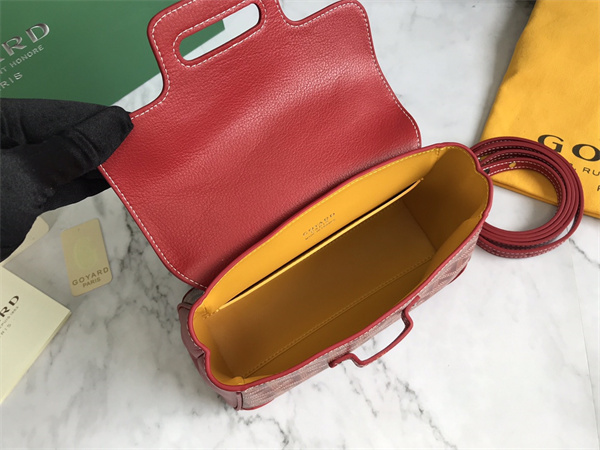 Goyard Saigon Souple Mini Bag Goyardine Canvas & Chevroches Calfskin