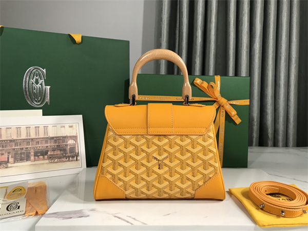 Goyard Saigon Souple Mini Bag Goyardine Canvas & Chevroches Calfskin