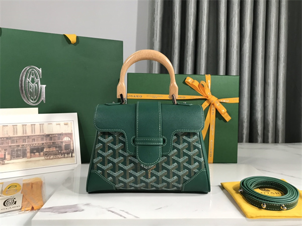Goyard Saigon Souple Mini Bag Goyardine Canvas & Chevroches Calfskin