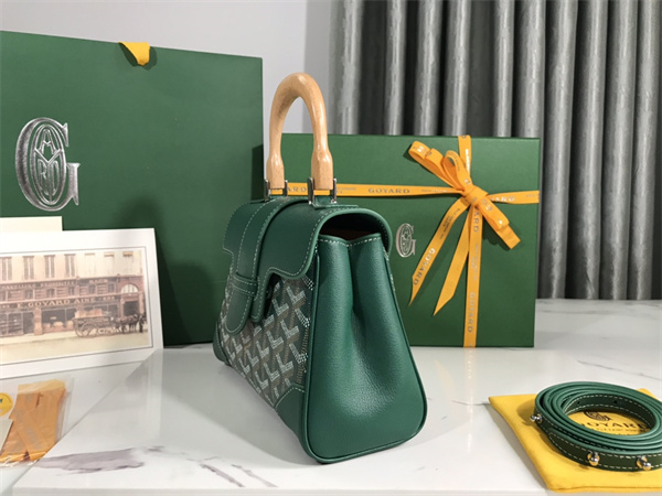 Goyard Saigon Souple Mini Bag Goyardine Canvas & Chevroches Calfskin