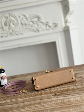 Hermes Kelly Mini II Bag Epsom Leather Chai/Lime/Mauve Sylvestre HS