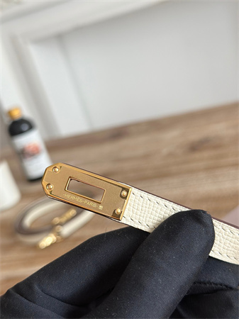 Hermes Kelly Mini II Bag Epsom Leather Mauve Pale/Craie HS