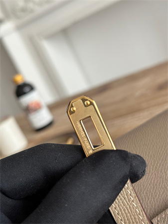 Hermes Kelly Mini II Bag Epsom Leather Etoupe/Gris Tourterelle HS