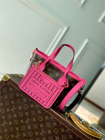 L.V Neverful  Bandoulière Inside Out BB Hot Pink M12106