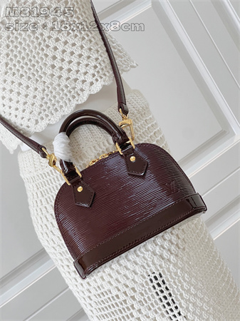 L.V Nano Alma Bag Epi Leather Burgundy M81945