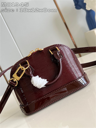 L.V Nano Alma Bag Epi Leather Burgundy M81945
