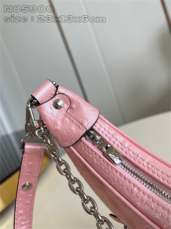 L.V Loop Handbag Ostrich leather Pink N85900