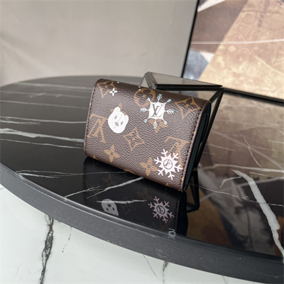 L.V Rosalie Coin Purse Monogram Canvas Vivienne Inside Blue M12239