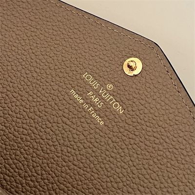 L.V Sarah Wallet Monogram Empreinte Leather Beige M81049