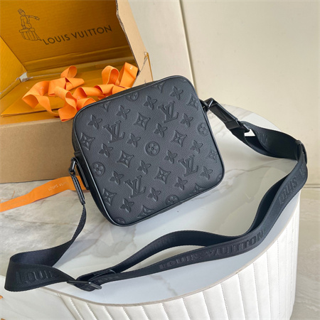 L.V Getaway Messenger Bag Monogram Shadow Black  M12516