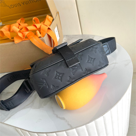 L.V Getaway Messenger Bag Monogram Shadow Black  M12516