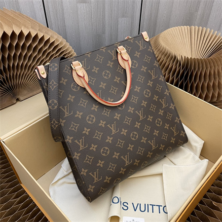 L.V SAC PIAT Tote Bag Monogram Canvas M45848