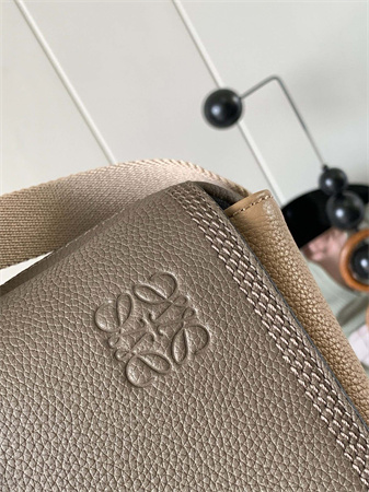 Loewe XS Military messenger bag in Soft Grained calfskin Beige Multicolor