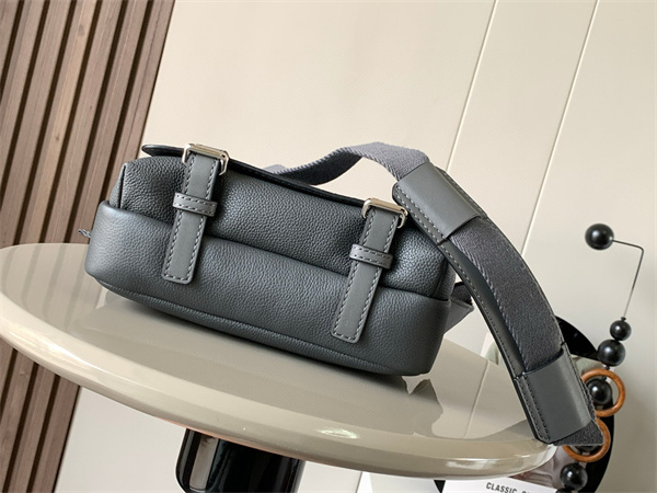 Loewe XS Military messenger bag in Soft Grained calfskin Grey