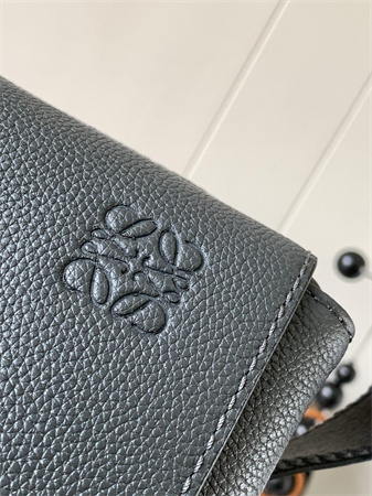 Loewe XS Military messenger bag in Soft Grained calfskin Grey