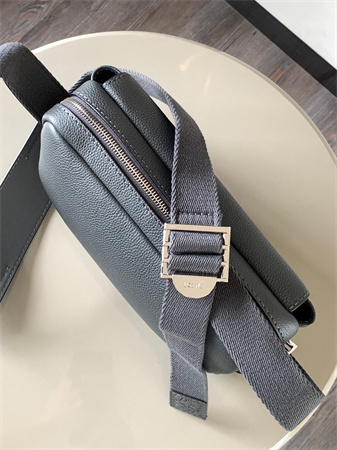 Loewe XS Military messenger bag in Soft Grained calfskin Grey