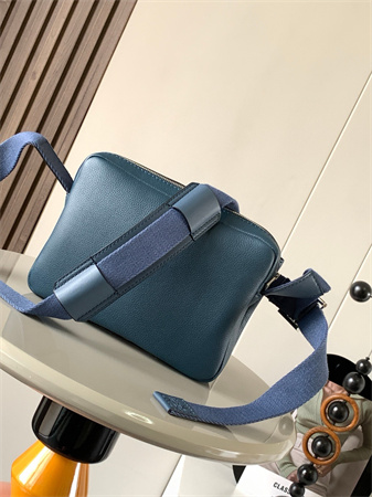 Loewe XS Military messenger bag in Soft Grained calfskin Blue