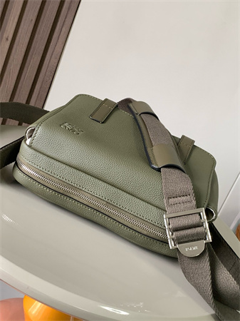 Loewe XS Military messenger bag in Soft Grained calfskin Khaki