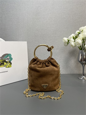Prada Suede mini-bag Brown 1BC227