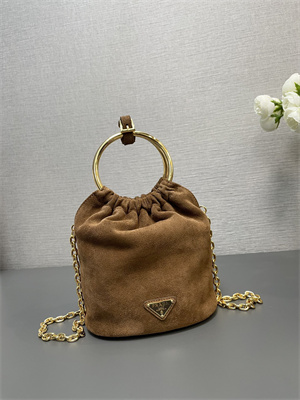 Prada Suede mini-bag Brown 1BC227