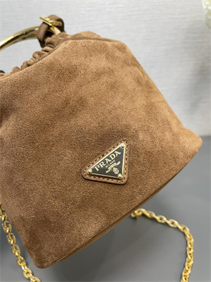 Prada Suede mini-bag Brown 1BC227