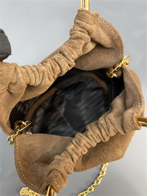 Prada Suede mini-bag Brown 1BC227
