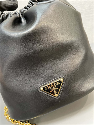 Prada Nappa leather mini bag Black 1BC227