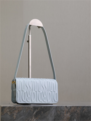 CD Miss Dior Flap Bag Blue Quilted Miss Dior Allover Calfskin