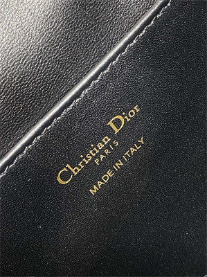 CD CARO BACKPACK Small  Macrocannage Lambskin Black