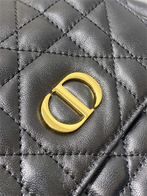 CD CARO BACKPACK MEDIUM Macrocannage Lambskin Black