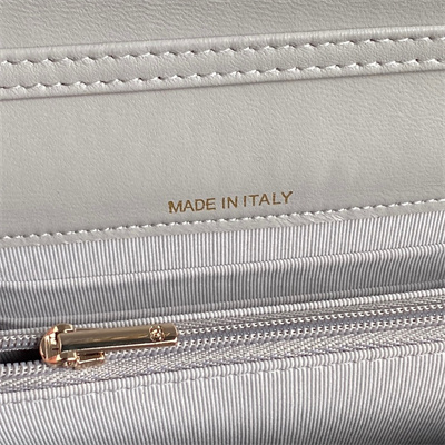 Chanel Clutch with Chain Lambskin, Strass & Gold-Tone Metal Grey AP4300