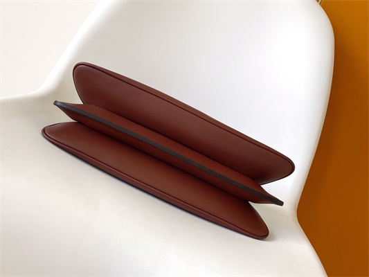 Fen.di Peekaboo Soft Medium Leather Bag Burgundy