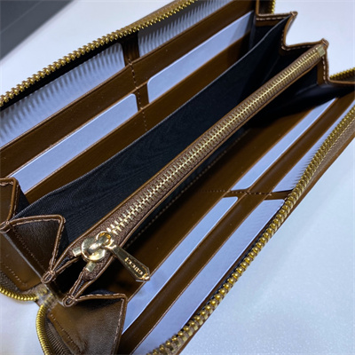 Gu.cci Horsebit 1955 Zip Around Wallet GG Supreme Canvas 621889