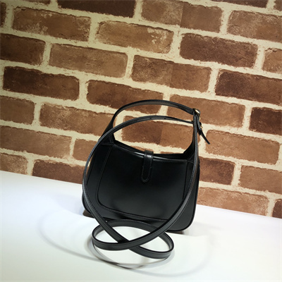 Gu.cci Jackie 1961 Mini Shoulder Bag Black Leather 637091