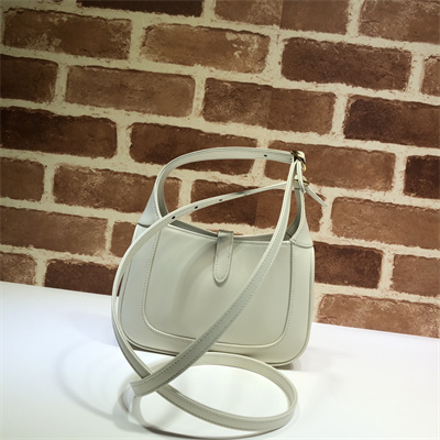 Gu.cci Jackie 1961 Mini Shoulder Bag White Leather 637091