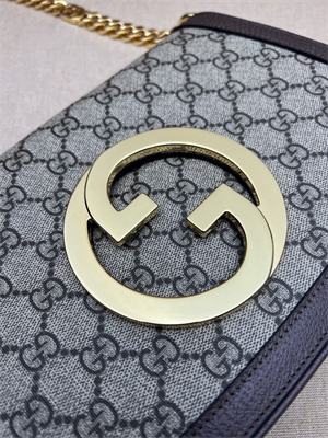 Gu.cci Blondie Shoulder Bag GG Supreme Canvas 699268