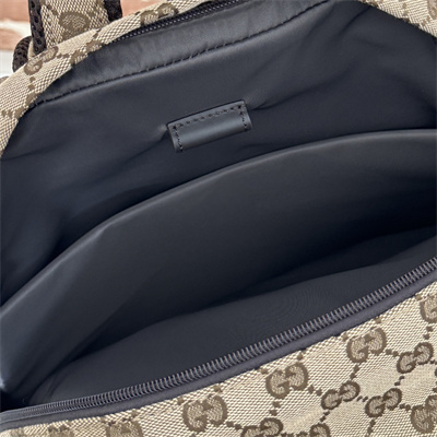 Gu.cci Large backpack with Gucci logo GG Canvas 800182