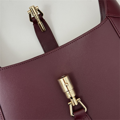 Gu.cci Jackie 1961 Small Shoulder Bag Rosso Ancora Red Leather 810232