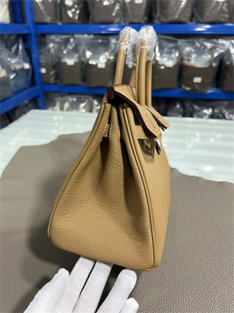 Bir.kin Bag TOGO Leather 25/30/35CM Gold/Silver Hardware In Chai Color HS