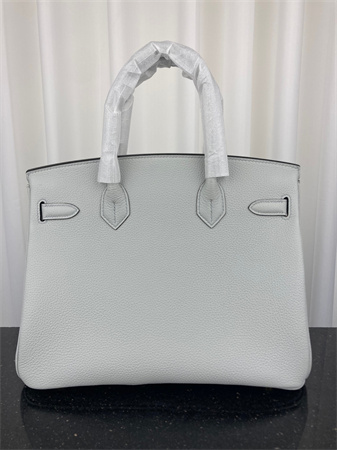 Bir.kin Bag TOGO Leather 25/30/35CM Gold/Silver Hardware In Blue Pale Color HS