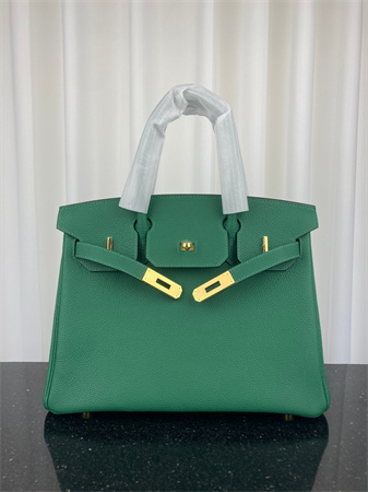 Bir.kin Bag TOGO Leather 25/30/35CM Gold/Silver Hardware In Vert  Verigo Color HS
