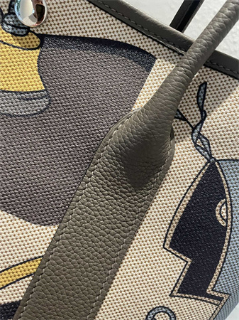 Her.mes  Garden Party 36CM Togo Leather and Graffiti Canvas HS