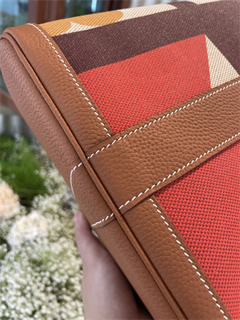 Her.mes  Garden Party 36CM Togo Leather and Graffiti Canvas HS