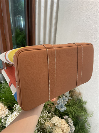 Her.mes  Garden Party 36CM Togo Leather and Graffiti Canvas HS