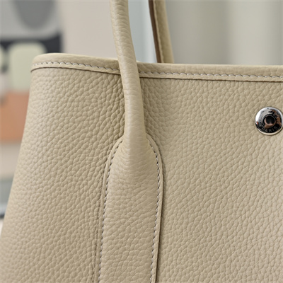 Hermes Garden Party 30/36CM Togo Leather Craie HS