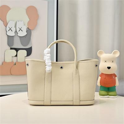 Hermes Garden Party 30/36CM Togo Leather Craie HS