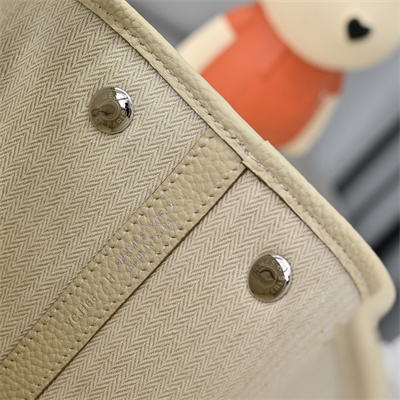 Hermes Garden Party 30/36CM Togo Leather Craie HS