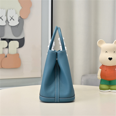 Hermes Garden Party 30/36CM Togo Leather Bley Jean HS